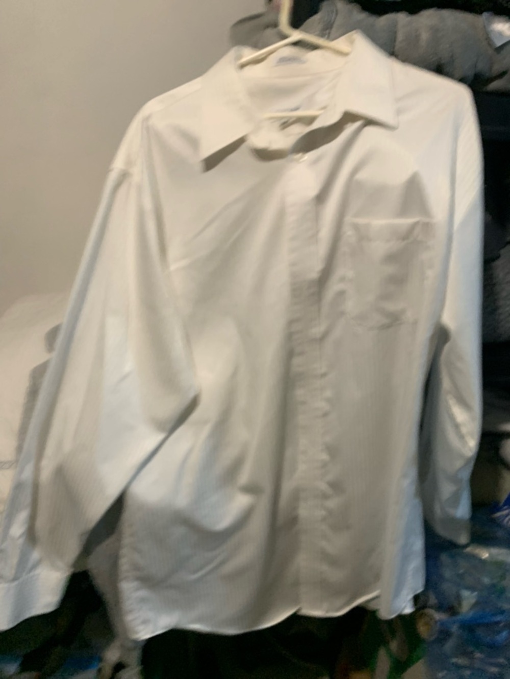 Joseph & Feiss White Dress Shirt with Spread Collar